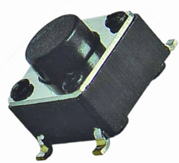 KAN0642-0501B 6x6x5 mm SMD, Тактовая кнопка KAN0642-0501B, 6x6x5 мм, OFF-(ON), 50 мА, 12 В, 100 мОм