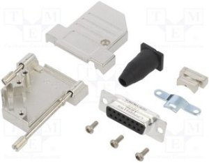 DTSL-RGLJSS-15FSSL, Разъем D-Sub; PIN: 15; "мама"; угловой 45°; пайка; DTSL-RGLJSS-15FSSL, Разъем D-Sub; PIN: 15; "мама"; угловой 45°; пайка;