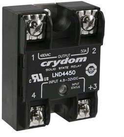 LND2425, Solid State Relays - Industrial Mount 25A 280VAC, DC In Panel Mnt IP00