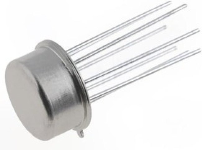 LM741H, Operational Amplifiers - Op Amps Military-grade, single, 44-V, 1-MHz operational amplifier 8-TO-99 -55 to 125