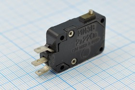 Переключатель концевой(путевой) 42x 8 x22, 220, 2, ON-(ON), H24, МИ3В; №2974 ПКонц 42x 8 x22\220\ 2\ON-(ON)\\H24\МИ3В\