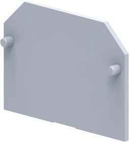 289806, Крышка концевая для клеммы проходной OptiClip EP6/10U-серый 289806, Крышка концевая для клеммы проходной OptiClip EP6/10U-серый