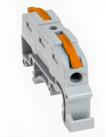 plc-smk-421-din, Строительно-монтажная клемма СМК 222-421 на DIN-рейку проходная 1 полюс 0,08-4мм2 (25шт.) PROxima
