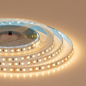 Светодиодная лента 1м, 12В, IP20, 120 LED/m, 9.6Вт/м, теплый белый, 8мм, DL-R120-2835-WW