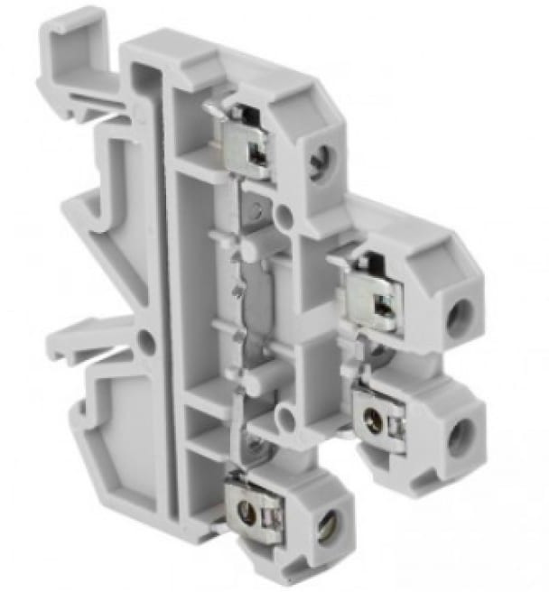 Колодка клеммная JXB-4/35 двойная сер. PROxima EKF plc-jxb-2-4/35gy
