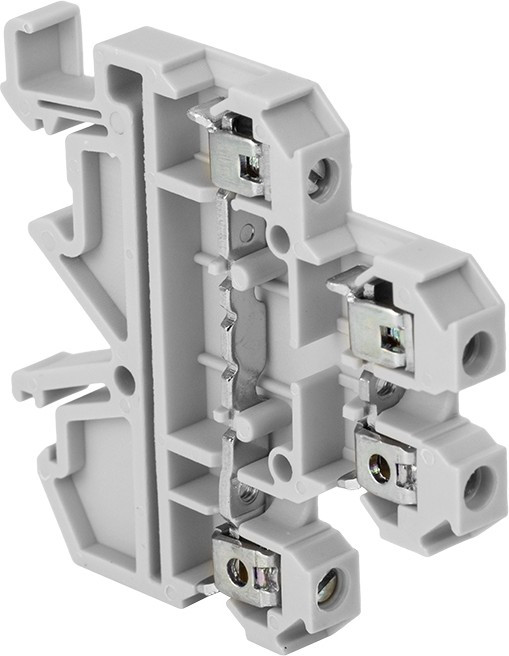 Колодка клеммная JXB-4/35 двойная сер. PROxima EKF plc-jxb-2-4/35gy