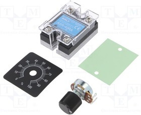 ASR-40RA, Реле: полупроводниковое, Rвх: 0-250кОм, 40А, 24-280ВAC, Серия: ASR