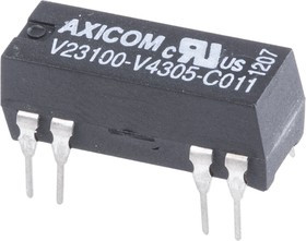 2-1393763-3, PCB Mount Reed Relay, 5V dc Coil, SPDT, 175V dc Max, 200