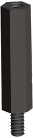 4974, STANDOFF, NYLON, HEX M-F, 6-32, 19.1MM