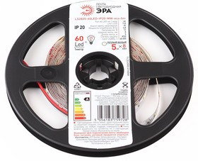 Светодиодная лента ЭРА LS2835 -60LED-IP20-WW-eco-5m Б0035587 Светодиодная лента ЭРА LS2835 -60LED-IP20-WW-eco-5m Б0035587