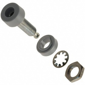 1581-8, Test Plugs &amp; Test Jacks B-JACK, TIN PL (GRAY)