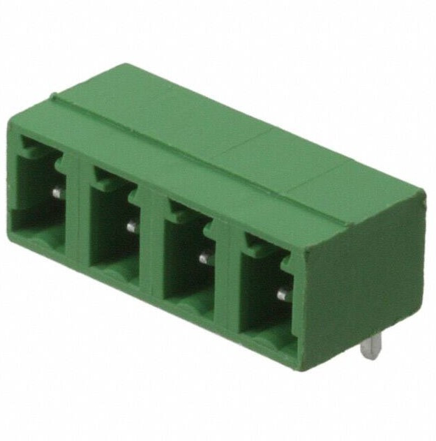 1836202, Pluggable Terminal Blocks 4 Pos 5.08mm pitch Through Hole Header