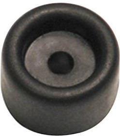 F1694-PE4, Резиновая прокладка / ножка, Винтовой Монтаж, 10 мм, 17.5 мм, Круглая, Черный
