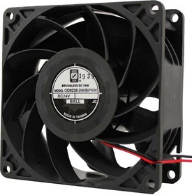 OD9238-48HBIP69K, DC AXIAL FAN, BALL, 100CFM, 0.25A, 48V