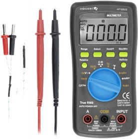 Мультиметр цифровой высокой точности с функцией измерения температуры HT1E603