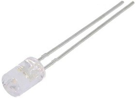 LL-504PGC2Q-G5-2B, LED; 5mm; green; 2200?3800mcd; 100°; Front: flat; 2.6?3.6V