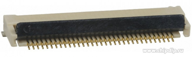 XF2M-3315-1A, FFC &amp; FPC Connectors .5mm Rotary BackLock SMT Dual 33P Adhesv.