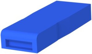 174737-1, INSULATION SLEEVE, RECEPTACLE, 1POS