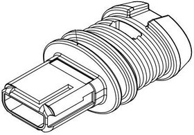 D369-MR33-NS0, Rectangular MIL Spec Connectors 3 WAY SHIELDED REC NO CONTACTS,SKT