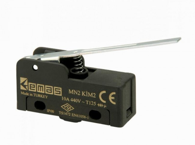 MN2KIM2, Микропереключатель 10А 250VAC с лапкой