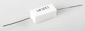 SQP 5 Вт 12 кОм, 5%, Резистор проволочный мощный (цементный) SQP 5 Вт 12 кОм, 5%, Резистор проволочный мощный (цементный)