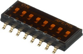 IKH0803000, DIP Switches / SIP Switches 8POS SPST 0.1A 24VDC 1/2 Pitch DIP Switc IKH0803000, DIP Switches / SIP Switches 8POS SPST 0.1A 24VDC 1/2 Pitch DIP Switc