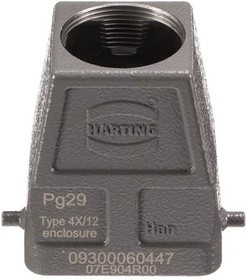 09300060447, Heavy Duty Power Connectors HD TOP ENTRY 2 PEG HAN B