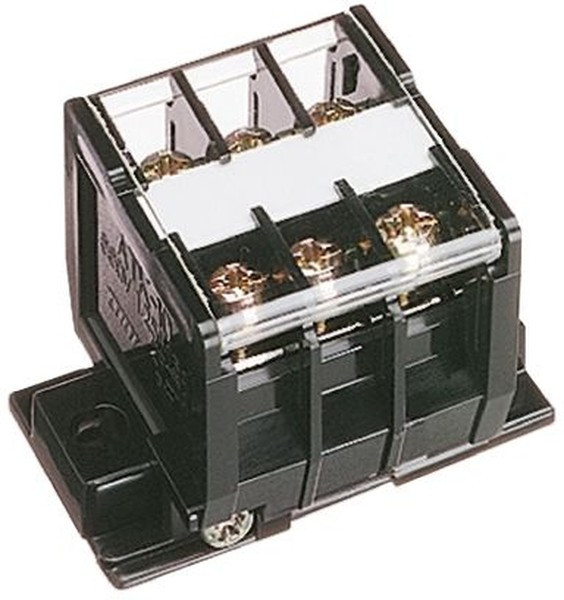 ATK10-3P, Barrier Strip, 8mm Pitch, 20A, 600 V, Screw Down Termination