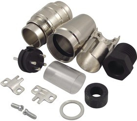 C091 31H004 1002, Круглый разъем, Серия C091D, Штекер на Кабель, 4 контакт(-ов), Контакт под Пайку, Корпус из Металла C091 31H004 1002, Круглый разъем, Серия C091D, Штекер на Кабель, 4 контакт(-ов), Контакт под Пайку, Корпус из Металла