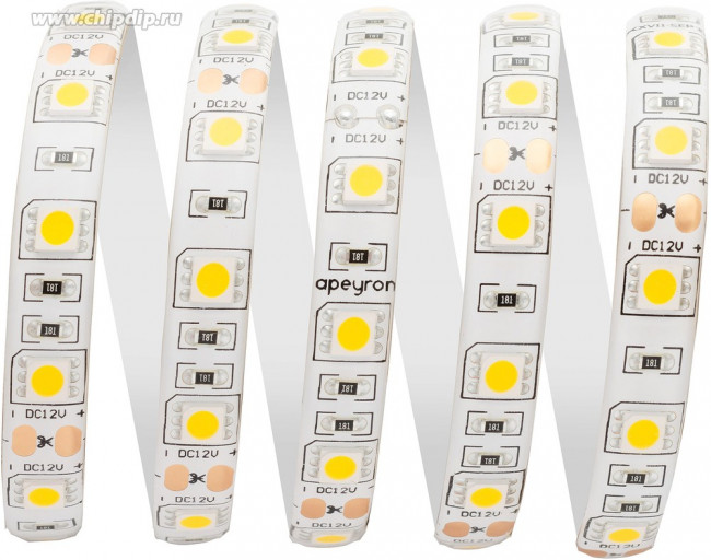 258BL Светодиодная лента в блистере 12В, 14,4Вт/м, smd5050, 60д/м, IP65, 700Лм/м,подложка 10мм, 1м,