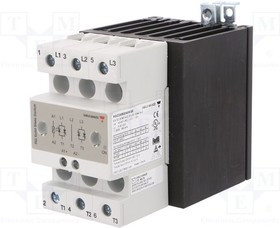 RGC2A60D40KGE, Реле: полупроводниковое, Uупр: 5-32ВDC, 40А, 42-660ВAC, 2-фазный