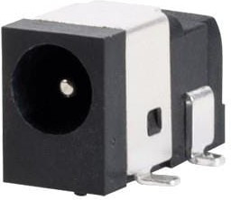PJ-030DH-SMT-TR, DC Power Connectors 1.3 x 4.2 mm, 3.5 A, Horizontal, Surface Mount (SMT), Shielded, Dc Power Jack Connector