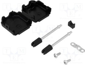 6260-0101-01, D-Sub plastic hood Poles 9