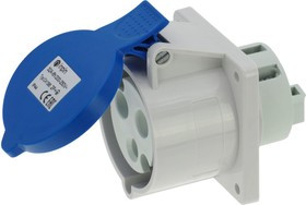 Встраиваемая розетка 32A/230V/1P+N+E/IP44, фланец 75x75 CA1395 Встраиваемая розетка 32A/230V/1P+N+E/IP44, фланец 75x75 CA1395