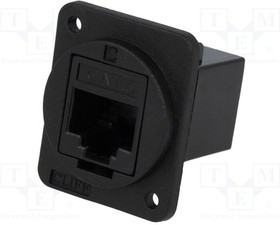 CP30222X, Соединитель, FT, Кат: 6, Конф: 8p8c, гнездо RJ45, с обеих сторон