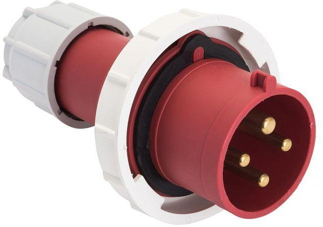 Вилка переносная 0442 3Р РЕ 125А 380В IP67 PROxima ps-0442-125-380