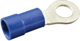 19070-0067, Клемма с кольцевым наконечником, M2.5, #4, 14 AWG, 2 мм², InsulKrimp 19070, Синий