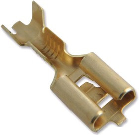 42281-1, Quick Disconnect Terminal 14-18AWG Brass RCP 19.05mm T/R 42281-1, Quick Disconnect Terminal 14-18AWG Brass RCP 19.05mm T/R