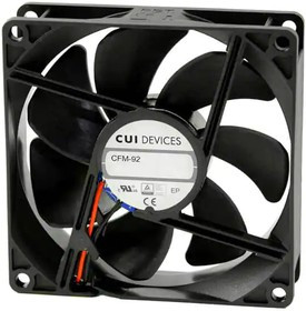CFM-9225V-139-416, DC Fans 12Vdc 2.76W 65CFM DC Axial 92x92x25mm