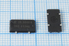 Кварцевый генератор 25000, SMD10558P4, 3,3В, SG-8002JC-PCB, CM