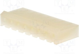 NX5081-08PFS, Вилка, провод-плата, "мама", 5,08мм, PIN: 8, без контактов, 250В