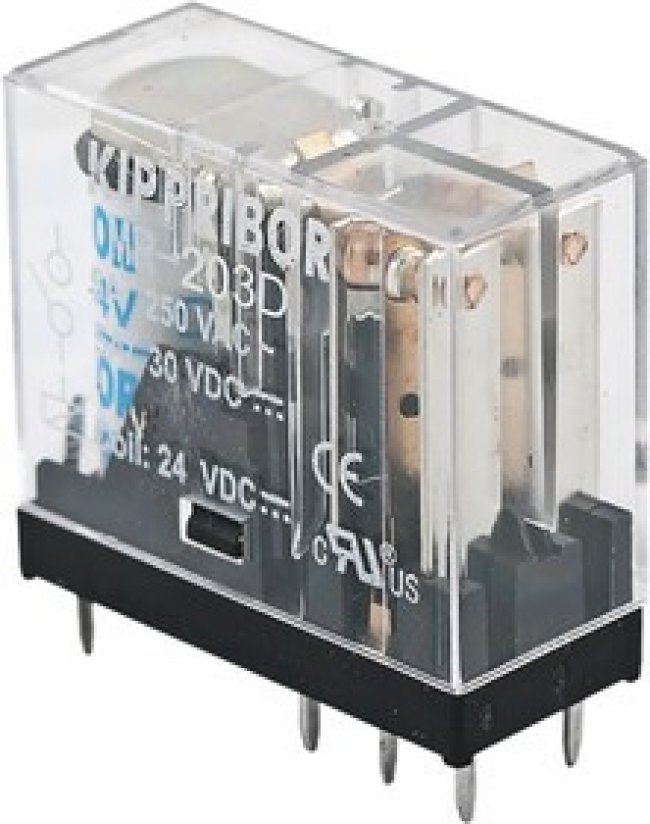 MR-203D, Реле 2 пер. 24VDC, 5A/ 250VAC MR-203D, Реле 2 пер. 24VDC, 5A/ 250VAC