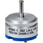 6538S-1-502, 5 кОм, Резистор прецизионный многооборотный