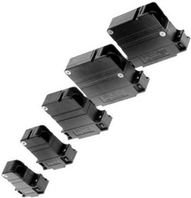 173111-0031, D-Sub Backshells 25P PLASTIC HOOD ANGLED CABLE OUTLET