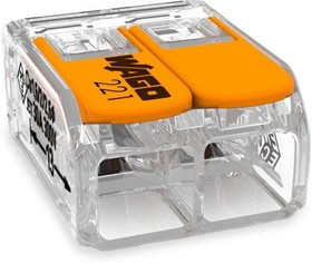 Клемма WAGO 221-612 (2Х6,0мм2 с рычажком) уп. (50 шт.)