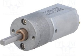 POLOLU-3700, Двигатель: DC, с редуктором, 6ВDC, 2,9А, Ось: D профиль, 25: 1