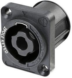 NTR-NL2MP, Гнездо, для громкоговорителей, "папа", PIN: 2, 30А, 250В