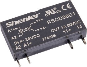 RSCD06D1, Реле МОП-однонаправленное 4…28VDC, 1A/60VDC