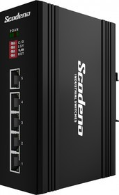 Scodeno XPTN-9000-65-5GT, серия Classic, индустриальный неуправляемый коммутатор на DIN-рейку, 5 x 10/100/1000M Base-T, IP40, -40 ~+75