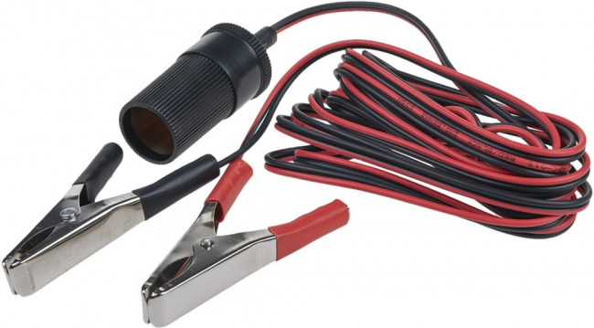 S00702004, Удлинитель прикуривателя 12 В 16 Вт с крокодилами 3 м Skyway